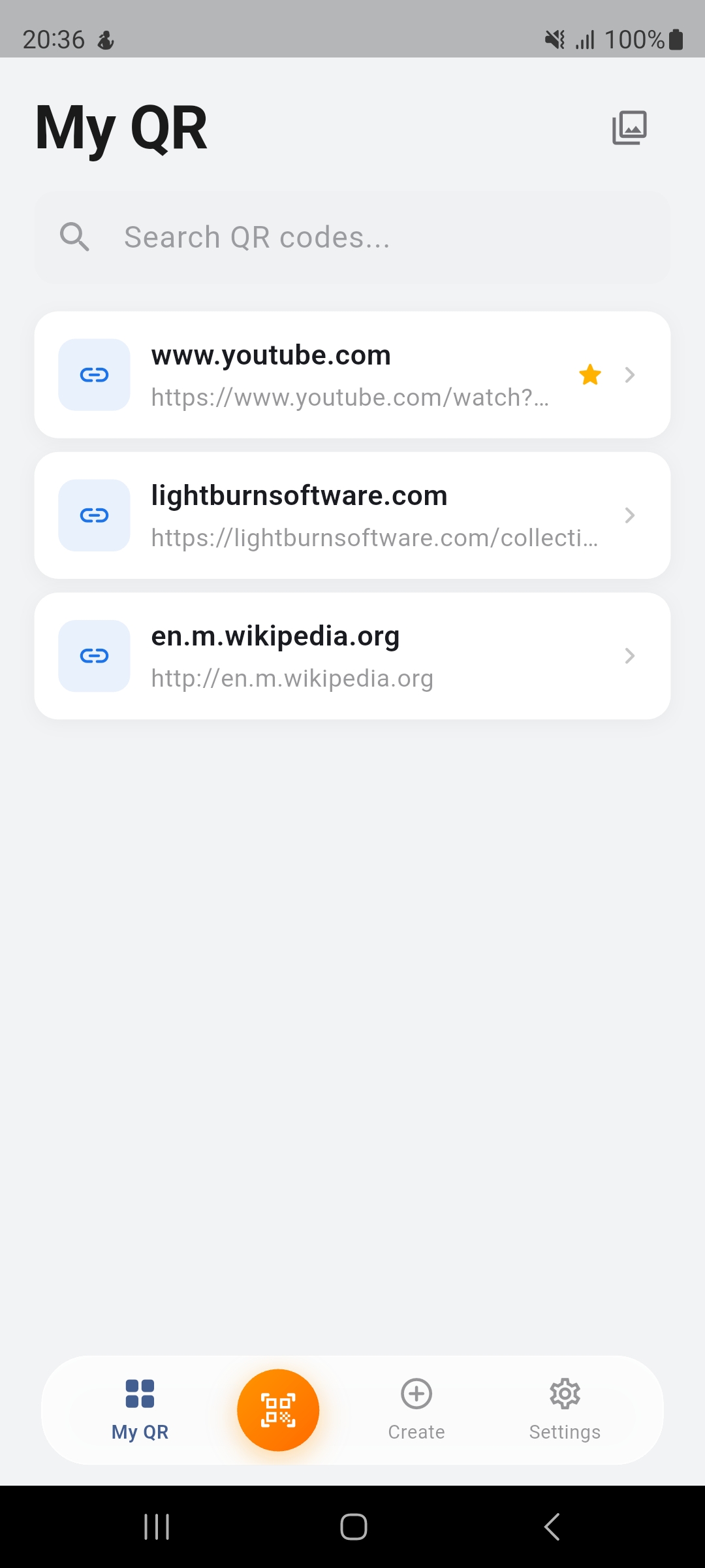 QR Manager - My QR